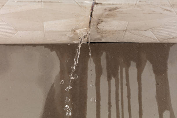 Professional Burst Pipe Cleanup technician working in Raymond, ME